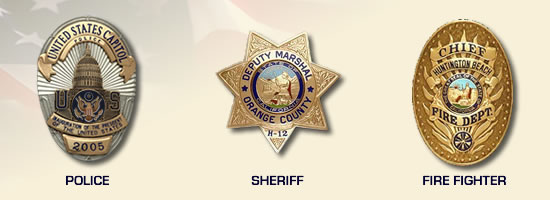 PoliceSheriffFireBadges
